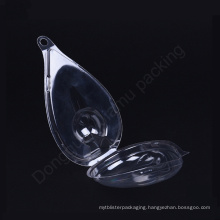 Custom clear small plastic blister box packaging tray for hanging car perfume packing